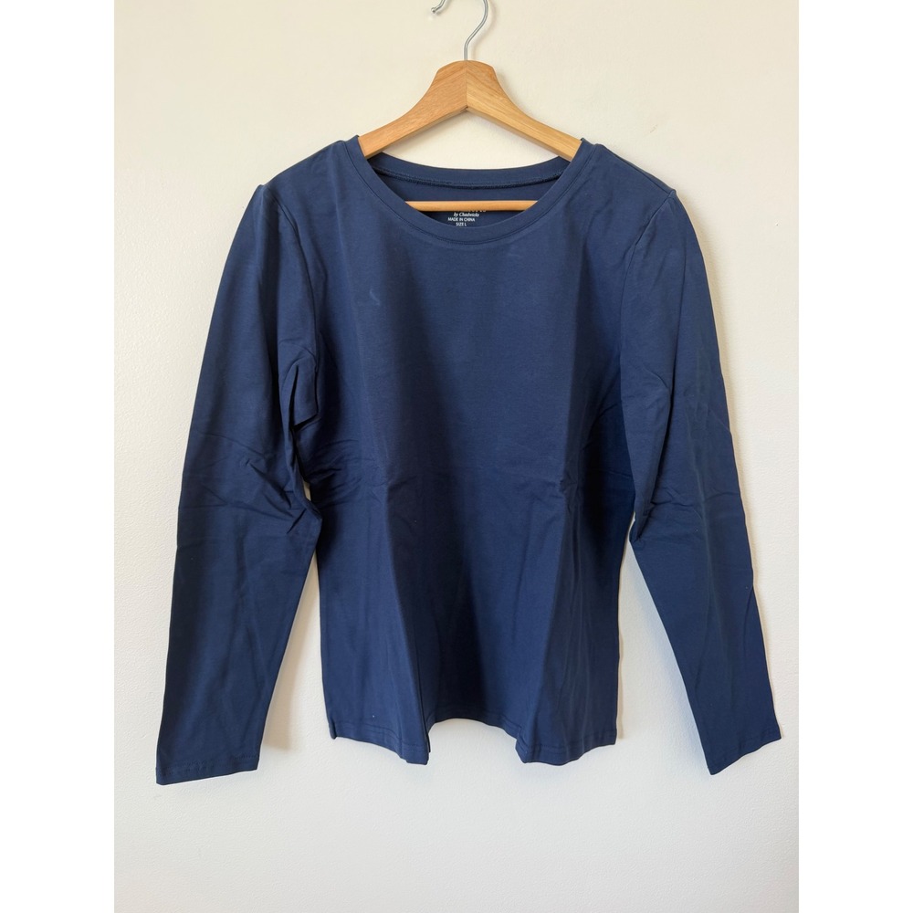 Real Comfort by Chadwick's Men's/Women's Crew Neck Tee – Midnight – Size Large